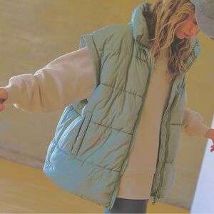 FP Movement by Free People Blue Puffer Vest